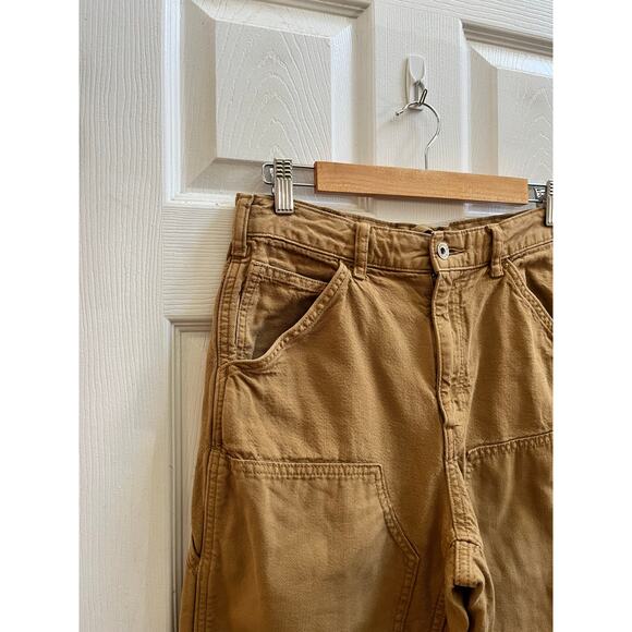Uniqlo Cotton Twill Raw Hem Inner Drawstring Size Small Pant 25 Inch Inseam - Picture 6 of 12